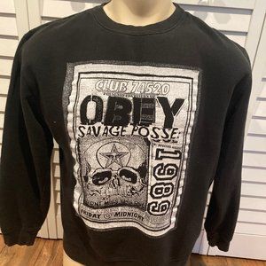 Obey Concert Poster Crew Neck